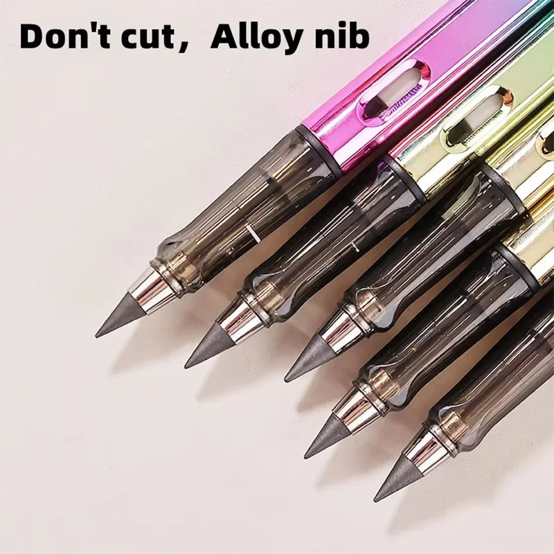 New Unlimited Pencil No Ink Magic Pencils for Writing Art Sketch Stationery Kawaii Portable Replaceable Pen School Supplies