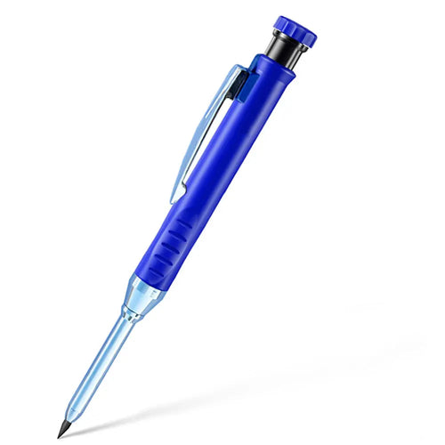 1-4Pack 2.8mm Solid Carpenter Mechanical Pencil with Sharpener Woodworking Construction Long Head Carpenter Pencil Stationary