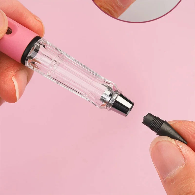 New Unlimited Pencil No Ink Magic Pencils for Writing Art Sketch Stationery Kawaii Portable Replaceable Pen School Supplies