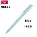 Deli Nusign NS560 Twist Gel Pen 0.5mm Bullet Tip Colorful Neutral Sign Pens Rotary Switch Ultra Smooth Writing Stationery