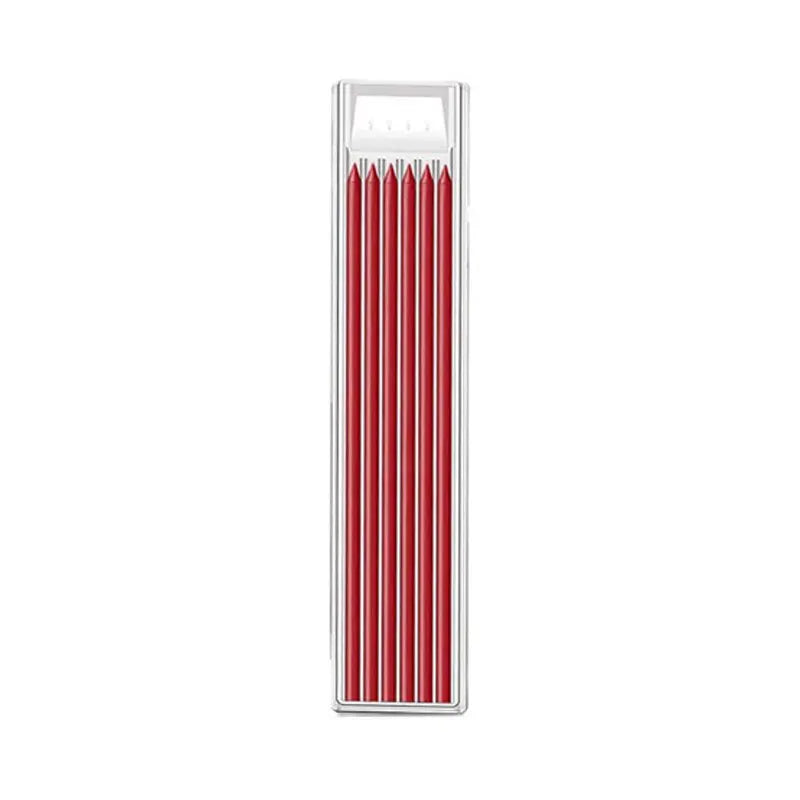 1-4Pack 2.8mm Solid Carpenter Mechanical Pencil with Sharpener Woodworking Construction Long Head Carpenter Pencil Stationary