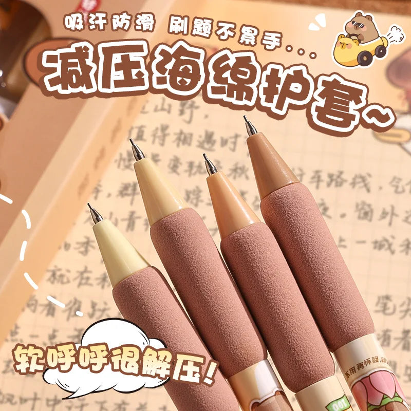 Office School Supplies Automatic Pencil 0.5mm Activity Student Cute Ins High Value Pen Coloring Kawai stationery lovely gift
