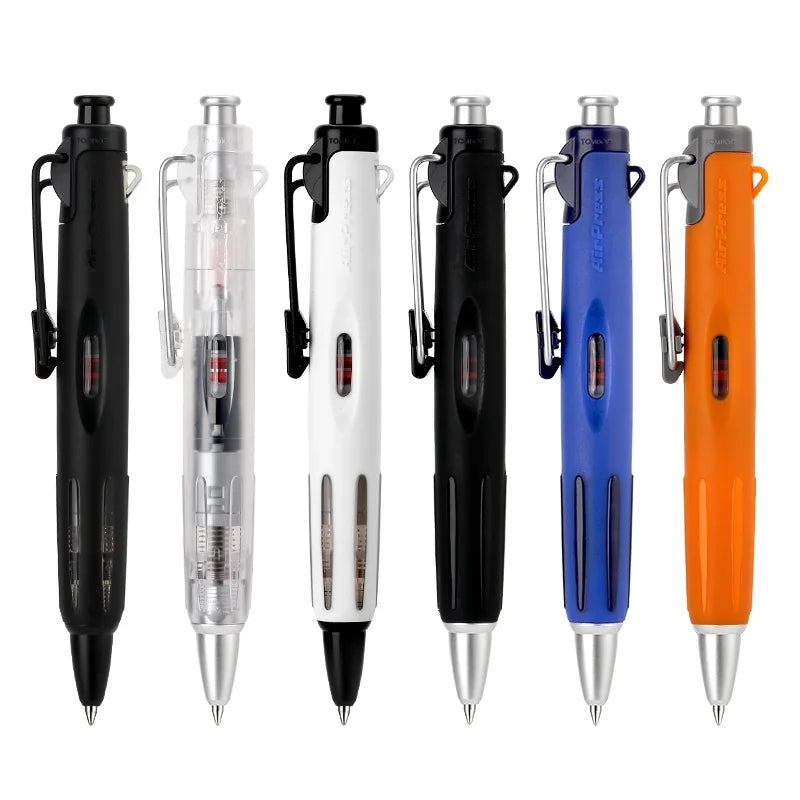 Japan TOMBOW Push Ballpoint Pen BC-AP Outdoor Sports Engineer Air Press Ball Point Pen Oily Black 0.7mm for Students Stationery